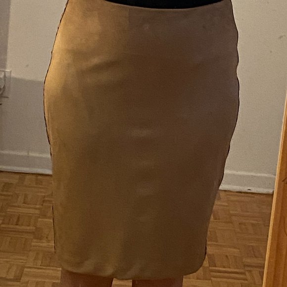 Skirt caramel with animal print (Michael Tyler) - Picture 4 of 6